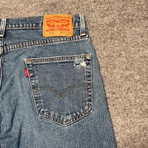 Levi's 502 Regular Fit Straight Leg Jeans Mens‎ Blue Denim W33 L30